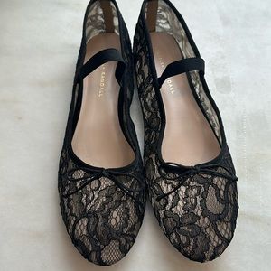 Loeffler Randall Leonie Lace Ballet Flat Beauties Size 10